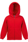Casaco sweatshirt de criança Classic com capuz (62-045-0)-Vermelho-5/6-RAG-Tailors-Fardas-e-Uniformes-Vestuario-Pro