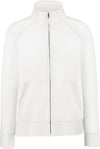 Casaco sweatshirt de senhora Classic (62-116-0)-Branco-S-RAG-Tailors-Fardas-e-Uniformes-Vestuario-Pro
