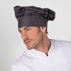 Chapéu Chef Francês com Velcro-Cinza Escuro-U-RAG-Tailors-Fardas-e-Uniformes-Vestuario-Pro