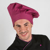 Chapéu Chef Francês com Velcro-Framboesa-U-RAG-Tailors-Fardas-e-Uniformes-Vestuario-Pro