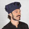 Chapéu Chef Francês com Velcro-Marinho-U-RAG-Tailors-Fardas-e-Uniformes-Vestuario-Pro