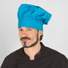 Chapéu Chef Francês com Velcro-Turquesa-U-RAG-Tailors-Fardas-e-Uniformes-Vestuario-Pro