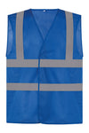Colete de alta visibilidade de malha perfurada.-Azul royal-M-RAG-Tailors-Fardas-e-Uniformes-Vestuario-Pro