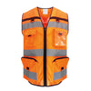 Colete de alta visibilidade ripstop-Hi Vis Orange-M-RAG-Tailors-Fardas-e-Uniformes-Vestuario-Pro