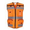 Colete de alta visibilidade ripstop-Hi Vis Orange Mesh-M-RAG-Tailors-Fardas-e-Uniformes-Vestuario-Pro