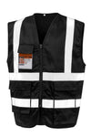 Colete de segurança com fecho alta visibilidade-Black-S-RAG-Tailors-Fardas-e-Uniformes-Vestuario-Pro