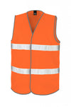 Colete de segurança de alta visibilidade-Fluorescent Orange-S/M-RAG-Tailors-Fardas-e-Uniformes-Vestuario-Pro