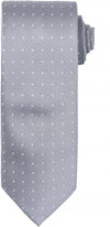 Gravata "Micro Dot"-Silver / Branco-One Size-RAG-Tailors-Fardas-e-Uniformes-Vestuario-Pro