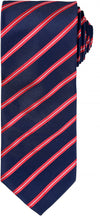 Gravata "Sports Stripe"-Azul Marinho / Vermelho-One Size-RAG-Tailors-Fardas-e-Uniformes-Vestuario-Pro