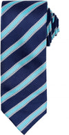 Gravata "Waffle Stripe"-Azul Marinho / Turquoise-One Size-RAG-Tailors-Fardas-e-Uniformes-Vestuario-Pro