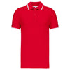 Polo Comporta Bicolor Manga Curta Homem - 220g-Red / White / Navy-S-RAG-Tailors-Fardas-e-Uniformes-Vestuario-Pro
