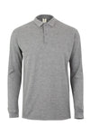 Polo M\Comprida Unisexo Traviola-Heather Grey-SM-RAG-Tailors-Fardas-e-Uniformes-Vestuario-Pro