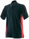 Polo bicolor-Preto / Vermelho-S-RAG-Tailors-Fardas-e-Uniformes-Vestuario-Pro