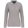Polo de senhora manga comprida Barro-Oxford Grey-XS-RAG-Tailors-Fardas-e-Uniformes-Vestuario-Pro