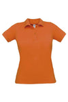 Polo de senhora manga curta 180gms-Pumpkin Orange-S-RAG-Tailors-Fardas-e-Uniformes-Vestuario-Pro