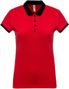 Polo de senhora piqué bicolor-Vermelho / Preto-XS-RAG-Tailors-Fardas-e-Uniformes-Vestuario-Pro