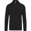 Polo jersey de homem de manga comprida-Black-S-RAG-Tailors-Fardas-e-Uniformes-Vestuario-Pro