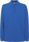 Polo piqué Premium de manga comprida (63-310-0)-Royal Azul-S-RAG-Tailors-Fardas-e-Uniformes-Vestuario-Pro