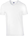 SOFT STYLE ADULT V-NECK T-SHIRT T-shirt de homem com decote em V-Branco-S-RAG-Tailors-Fardas-e-Uniformes-Vestuario-Pro