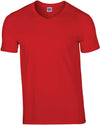 SOFT STYLE ADULT V-NECK T-SHIRT T-shirt de homem com decote em V-Vermelho-S-RAG-Tailors-Fardas-e-Uniformes-Vestuario-Pro