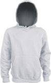 SWEATSHIRT DE CRIANÇA COM CAPUZ EM CONTRASTE-Branco / Fine Grey-6/8-RAG-Tailors-Fardas-e-Uniformes-Vestuario-Pro