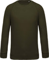 Sweatshirt BIO de homem com decote redondo e mangas raglan (1 de 2)-Mossy Verde-S-RAG-Tailors-Fardas-e-Uniformes-Vestuario-Pro