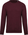 Sweatshirt BIO de homem com decote redondo e mangas raglan (1 de 2)-Wine Heather-S-RAG-Tailors-Fardas-e-Uniformes-Vestuario-Pro
