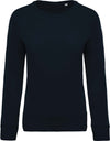 Sweatshirt BIO de senhora com decote redondo e mangas raglan (1 de 2)-Azul Marinho-XS-RAG-Tailors-Fardas-e-Uniformes-Vestuario-Pro