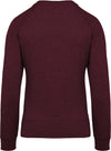 Sweatshirt BIO de senhora com decote redondo e mangas raglan (1 de 2)-Wine Heather-XS-RAG-Tailors-Fardas-e-Uniformes-Vestuario-Pro