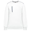Sweatshirt Day To Day unissexo com bolso com fecho em zip contraste-White / Navy-XS-RAG-Tailors-Fardas-e-Uniformes-Vestuario-Pro