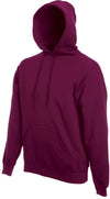 Sweatshirt com capuz Classic (62-208-0)-Burgundy-S-RAG-Tailors-Fardas-e-Uniformes-Vestuario-Pro