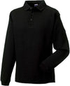 Sweatshirt com colarinho tipo polo Heavy Duty-Preto-S-RAG-Tailors-Fardas-e-Uniformes-Vestuario-Pro