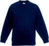 Sweatshirt de criança Classic com mangas direitas (62-041-0)-Deep Azul Marinho-3/4-RAG-Tailors-Fardas-e-Uniformes-Vestuario-Pro