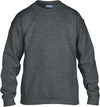 Sweatshirt de criança com decote redondo HEAVY BLEND™-Dark Heather-3/4 (XS)-RAG-Tailors-Fardas-e-Uniformes-Vestuario-Pro