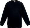 Sweatshirt de criança com mangas raglan (62-039-0)-Preto-3/4-RAG-Tailors-Fardas-e-Uniformes-Vestuario-Pro