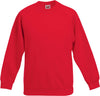 Sweatshirt de criança com mangas raglan (62-039-0)-Vermelho-3/4-RAG-Tailors-Fardas-e-Uniformes-Vestuario-Pro
