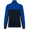 Sweatshirt meio fecho eco-responsável unissexo-Navy / Royal Blue-XS-RAG-Tailors-Fardas-e-Uniformes-Vestuario-Pro