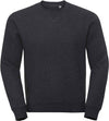 Sweatshirt mesclada com decote redondo Authentic-Charcoal Melange-XS-RAG-Tailors-Fardas-e-Uniformes-Vestuario-Pro