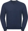 Sweatshirt mesclada com decote redondo Authentic-Indigo Melange-XS-RAG-Tailors-Fardas-e-Uniformes-Vestuario-Pro