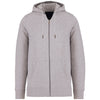 Sweatshirt reciclada com fecho e capuz unissexo - 300 g-Recycled Oxford Grey-XXS-RAG-Tailors-Fardas-e-Uniformes-Vestuario-Pro