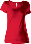 T-SHIRT DE SENHORA MANGA CURTA-Vermelho-XS-RAG-Tailors-Fardas-e-Uniformes-Vestuario-Pro