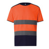 T-Shirt Bicolor Alta-Visibilidade-Hi Vis Laranja / Marinho-S-RAG-Tailors-Fardas-e-Uniformes-Vestuario-Pro