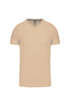 T-Shirt curta decote em V Atenas (1 de 2)-Light Sand-S-RAG-Tailors-Fardas-e-Uniformes-Vestuario-Pro