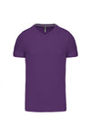 T-Shirt curta decote em V Atenas (2de 2)-Purple-S-RAG-Tailors-Fardas-e-Uniformes-Vestuario-Pro