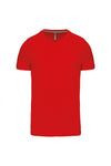 T-Shirt curta decote em V Atenas (2de 2)-Vermelho-S-RAG-Tailors-Fardas-e-Uniformes-Vestuario-Pro