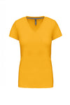 T-Shirt de Senhora Manga Curta Decote em V Atenas (2/2)-Amarelo-S-RAG-Tailors-Fardas-e-Uniformes-Vestuario-Pro