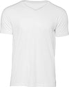 T-shirt Organic de homem com decote em V-Branco-S-RAG-Tailors-Fardas-e-Uniformes-Vestuario-Pro