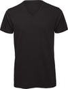 T-shirt Organic de homem com decote em V-Preto-S-RAG-Tailors-Fardas-e-Uniformes-Vestuario-Pro