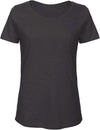 T-shirt Organic de senhora Slub-Chic Preto-XS-RAG-Tailors-Fardas-e-Uniformes-Vestuario-Pro