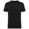 T-shirt Supima® decote V de manga curta de homem-Black-S-RAG-Tailors-Fardas-e-Uniformes-Vestuario-Pro